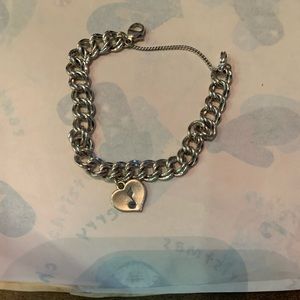 James Avery charm bracelet with one charm-never been worn